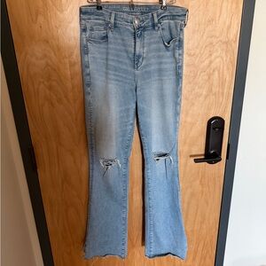 American Eagle High Waisted Skinny Kick Jeans
